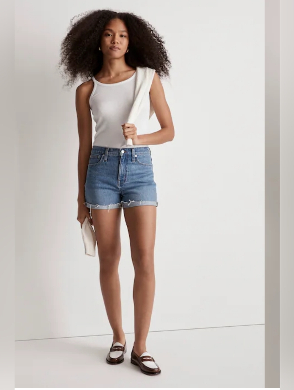 Madewell High‑Rise Denim Shorts – Size 32
